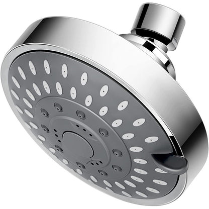 5 Modes 4 Inch High Pressure ABS Chrome Plated Round Rainfall Shower Head