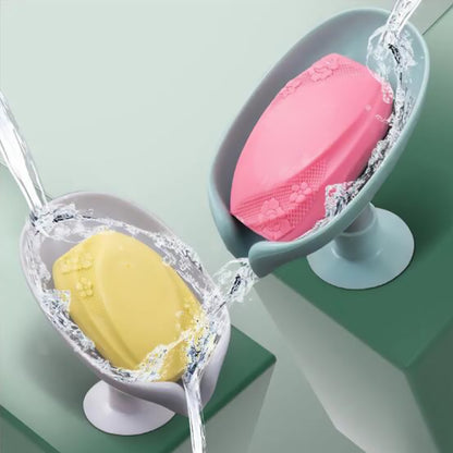 Leaf Shape Decorative Drainage Soap Holder