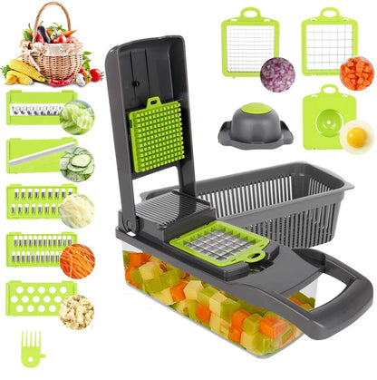 5-in-1 Vegetable Slicer | Vegetable Spiralizer & Chopper Tool