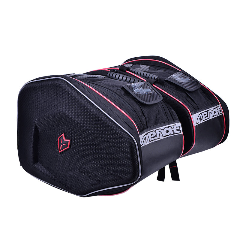 Hard-shell Geometric Helmet Waterproof Tail Bag Motorcycle Side Saddlebag For Riding