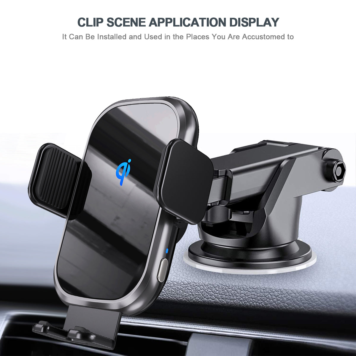 Automatic Induction Car Air Vent 15W Fast Qi Charging Wireless Car Charger