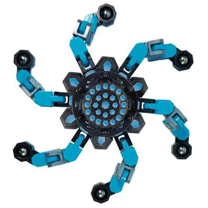 DIY Transformable Chain Mechanical Spiral Twister Fingertip Sensory Fidget Spinners Toy