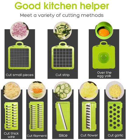 5-in-1 Vegetable Slicer | Vegetable Spiralizer & Chopper Tool