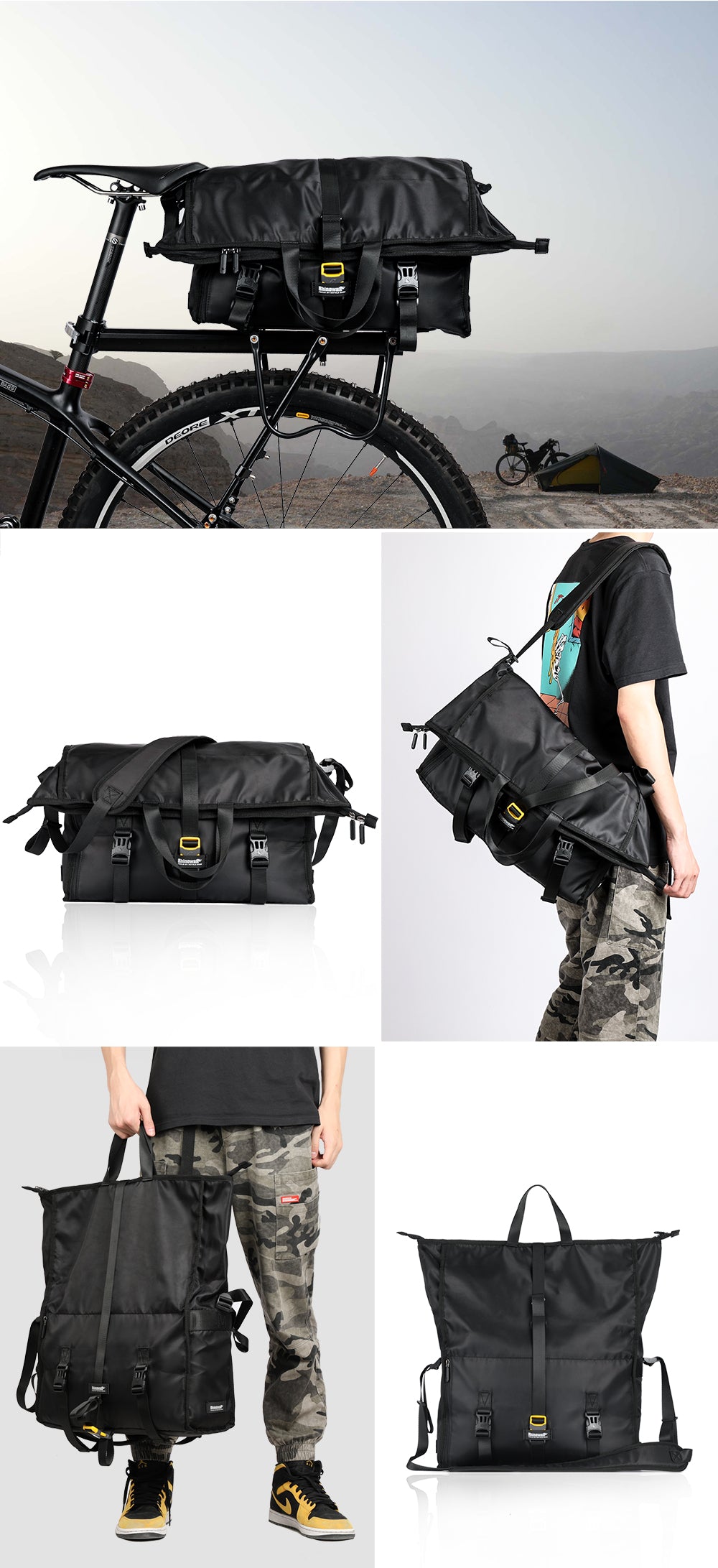 Multi-function Riding Messenger Bag