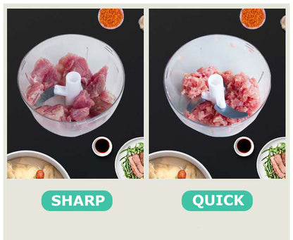 Manual Vegetable and Fruit Blender Slicer Chopper Food Processor For Pepper Chili Vegetables Nuts Meat