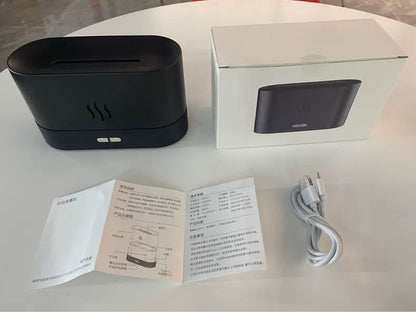 180ml Essential Oil Diffuser with Simulated Flame Effect