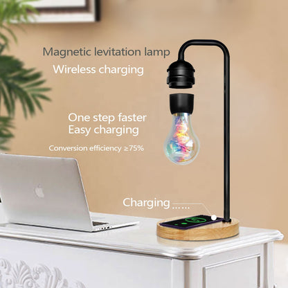 Wireless Charging Levitating Lamp | LED Desk Light