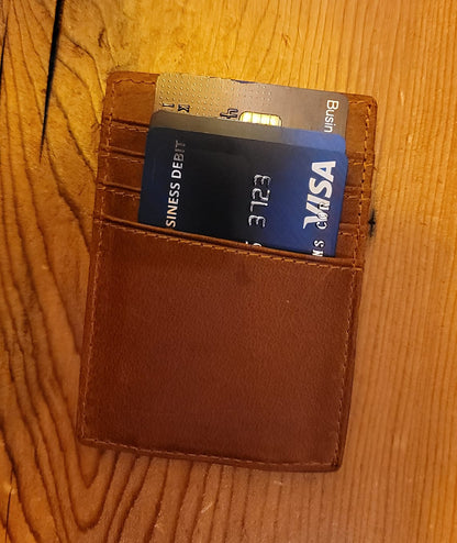 Wallet Clip Rugged Leather - marjan nyc inc