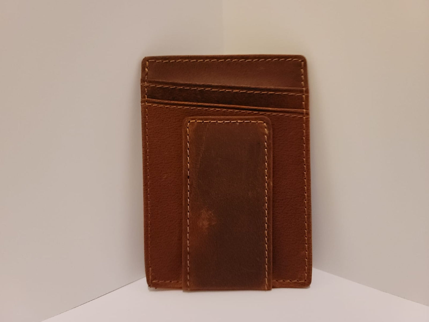 Wallet Clip Rugged Leather - marjan nyc inc