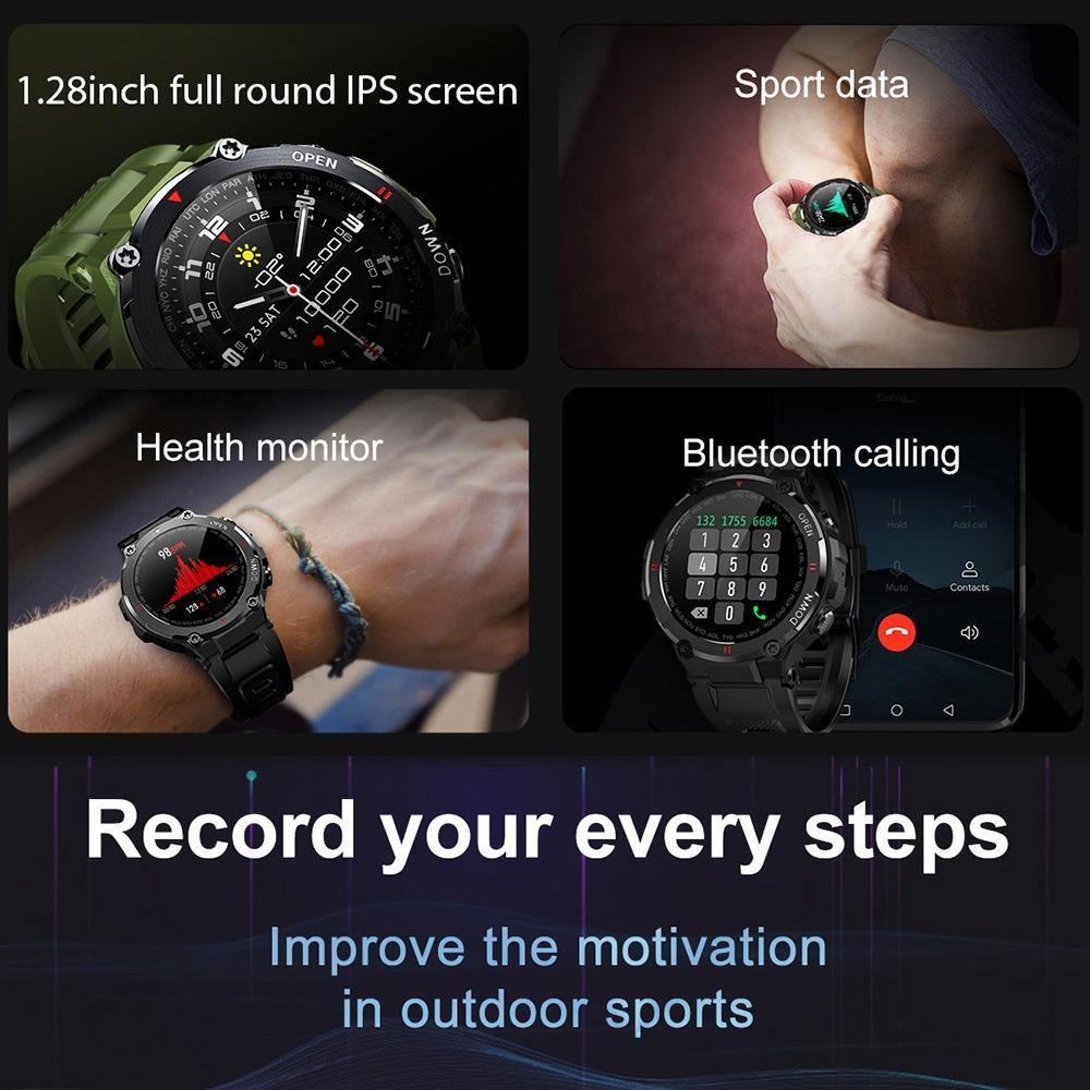 Marjan AQUA Waterproof K22 Sports Smartwatch For Men and Women - marjan nyc inc