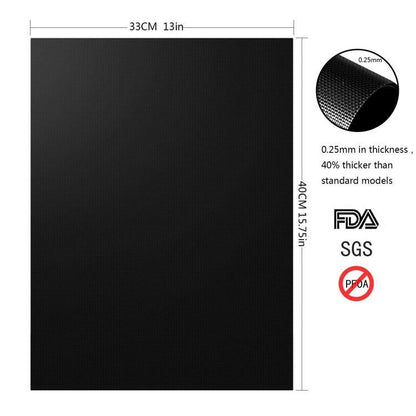 0.2mm Thickness Reusable FireProof Food Grade BBQ Grill Mat - marjan nyc inc