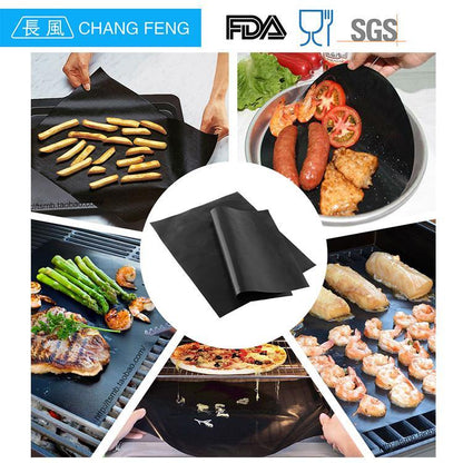 0.2mm Thickness Reusable FireProof Food Grade BBQ Grill Mat - marjan nyc inc