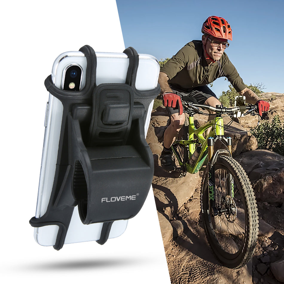 Bicycle Silicone Mobile Cell Phone Holder Outdoor Bike Mount Motorcycle Phone Holder