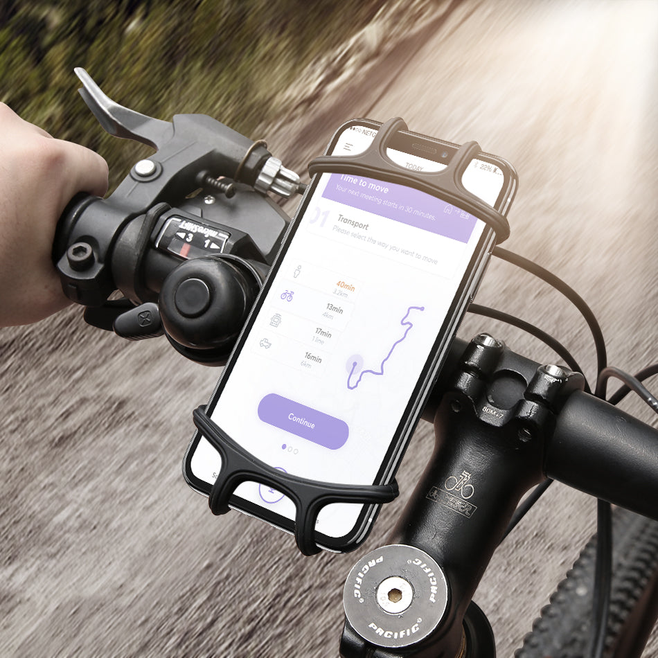 Bicycle Silicone Mobile Cell Phone Holder Outdoor Bike Mount Motorcycle Phone Holder