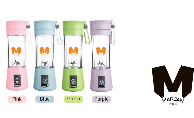 Portable and Rechargeable Battery Juice Blender - marjan nyc inc