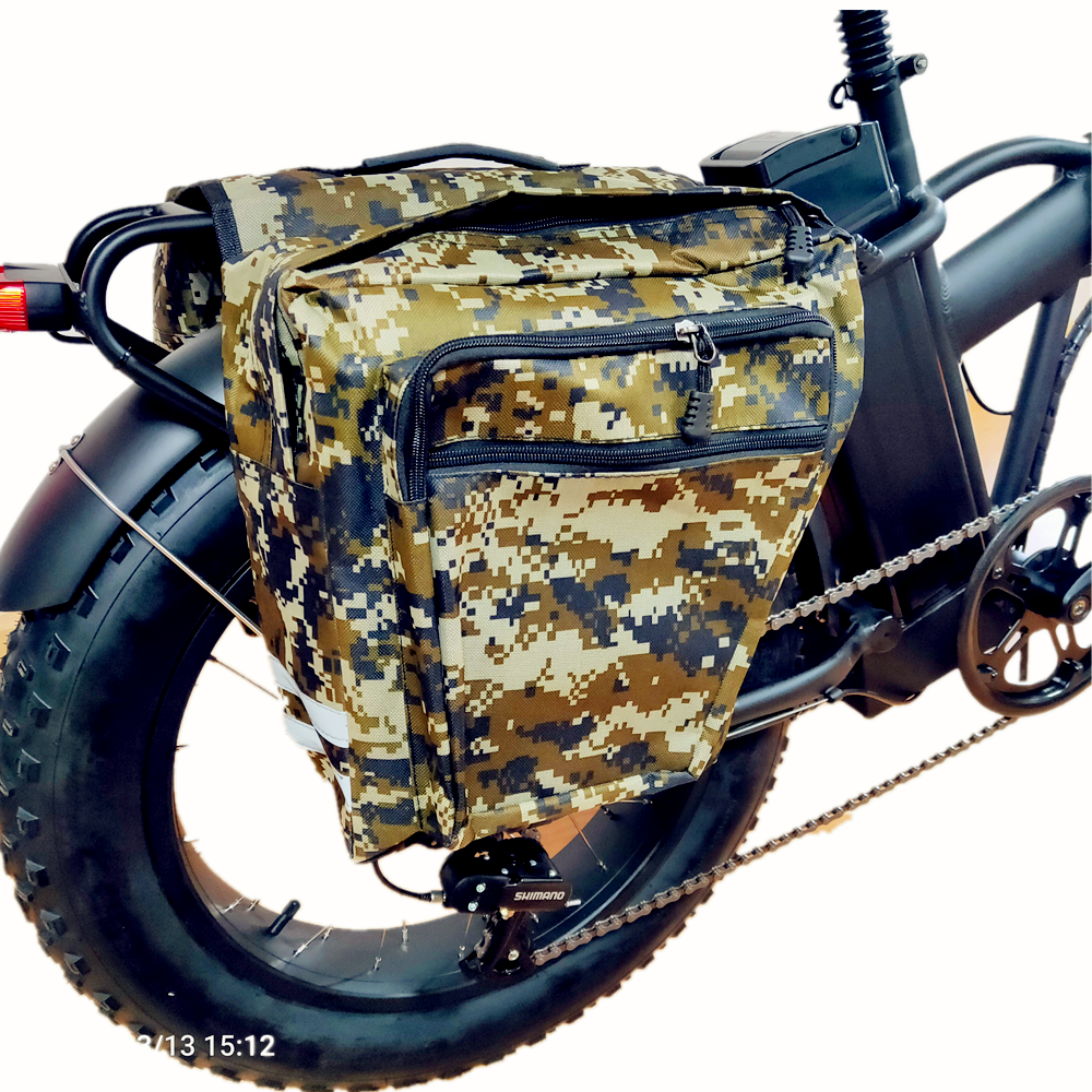 Waterproof Fat Bike Pannier bag Rear Saddle Bag - marjan nyc inc