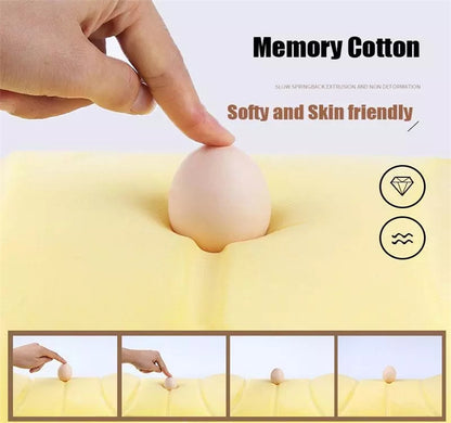 Car Seat Headrest Neck Rest Cushion Memory Foam Car Neck Pillow Breathable Neck Support Cushion