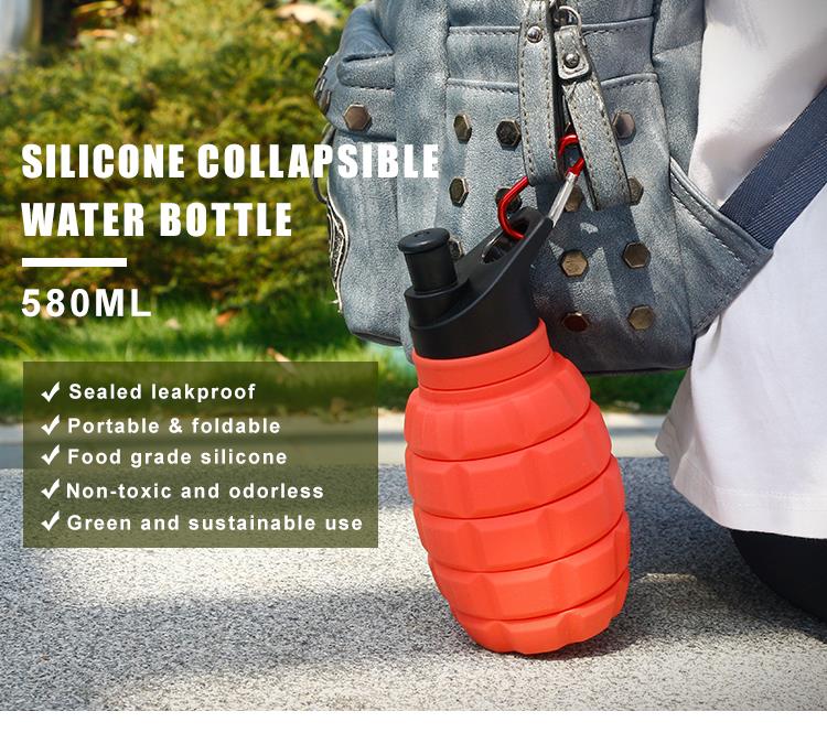 Silicone Collapsible Water Bottle - marjan nyc inc