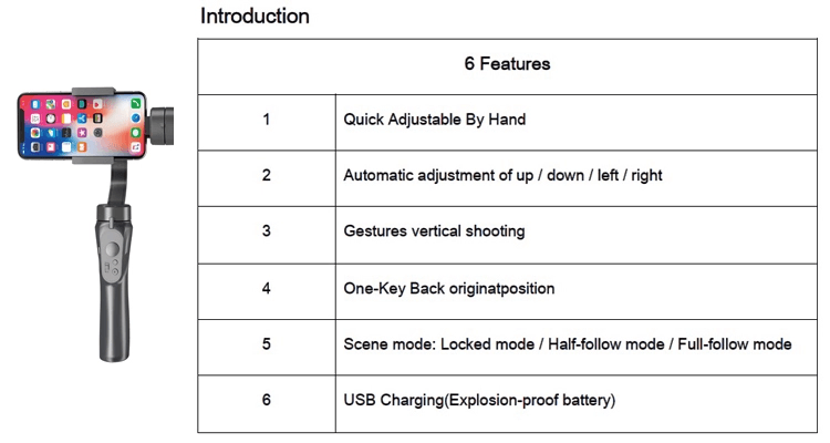 3-Axis Handheld Gimbal - marjan nyc inc