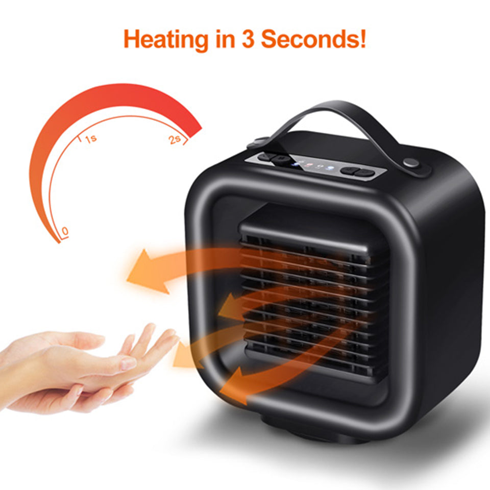 Portable Electric Ceramic Space Fan Heaters for Desk Office Home