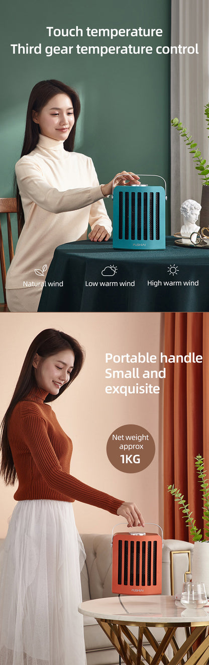 950W Ceramic Space Heater | 3-Speed Portable Heater