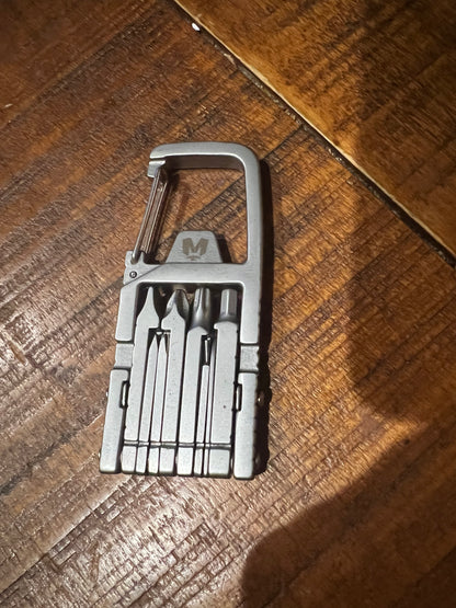 Marjan - Keychain Multitool EDC - 13-in-1 Folding Bike Tool with Screwdriver