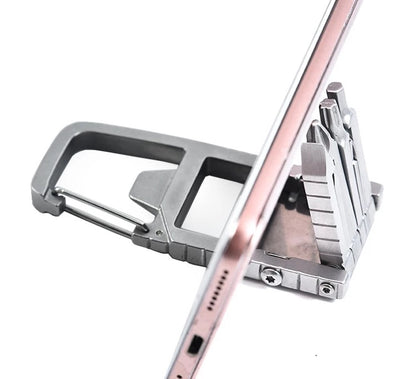 Marjan - Keychain Multitool EDC - 13-in-1 Folding Bike Tool with Screwdriver