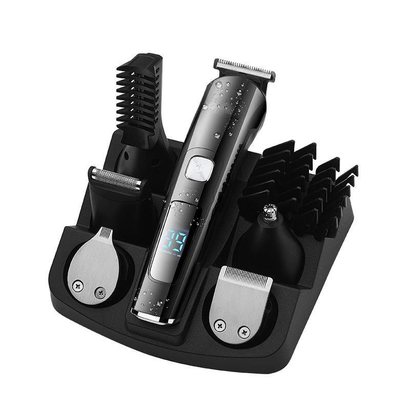 Electric Hair Cut Machine with Low Noise Rechargeable Cordless Close Cutting T Blade Hair Trimmer for Men - marjan nyc inc