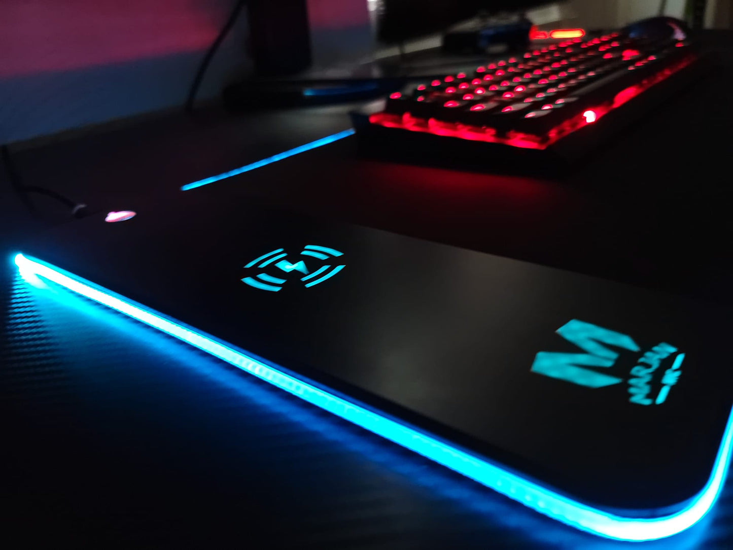 Wireless Charging RGB LED Gaming Mouse Pad - marjan nyc inc