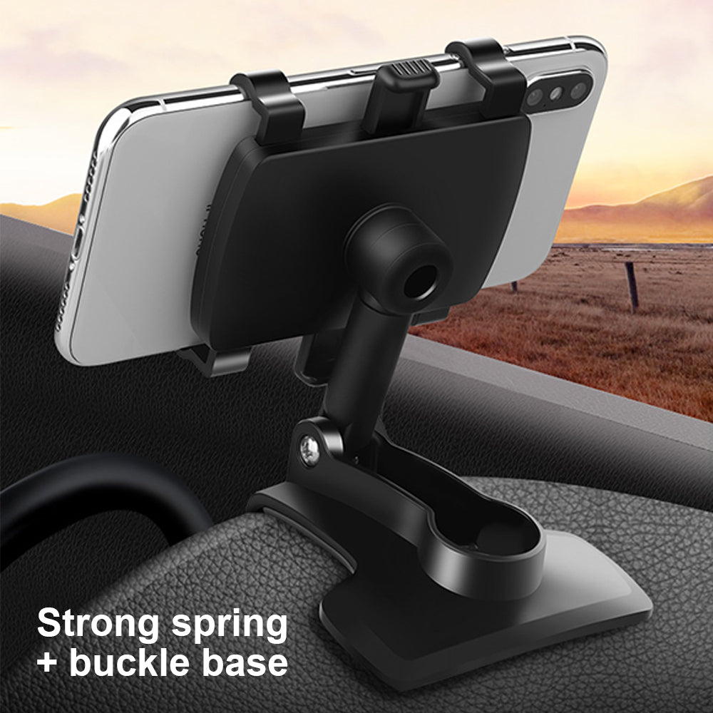 Multifunction 360 Degree Rotation Car Mount Clip Type Desktop Folding Car Phone Holder