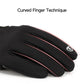 Windproof Waterproof Touch Screen Heated Riding Winter Motorcycle Gloves
