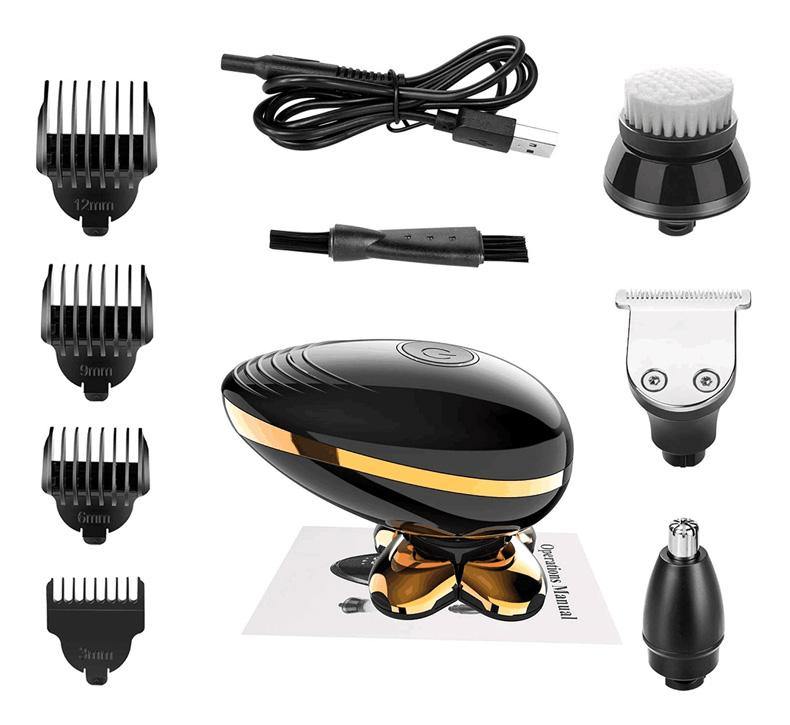 5 Shaving Heads, Hair Clippers, Rotary Hair Trimmer, Electric Razors, Shavers, and Face Massager for Men and Women - marjan nyc inc