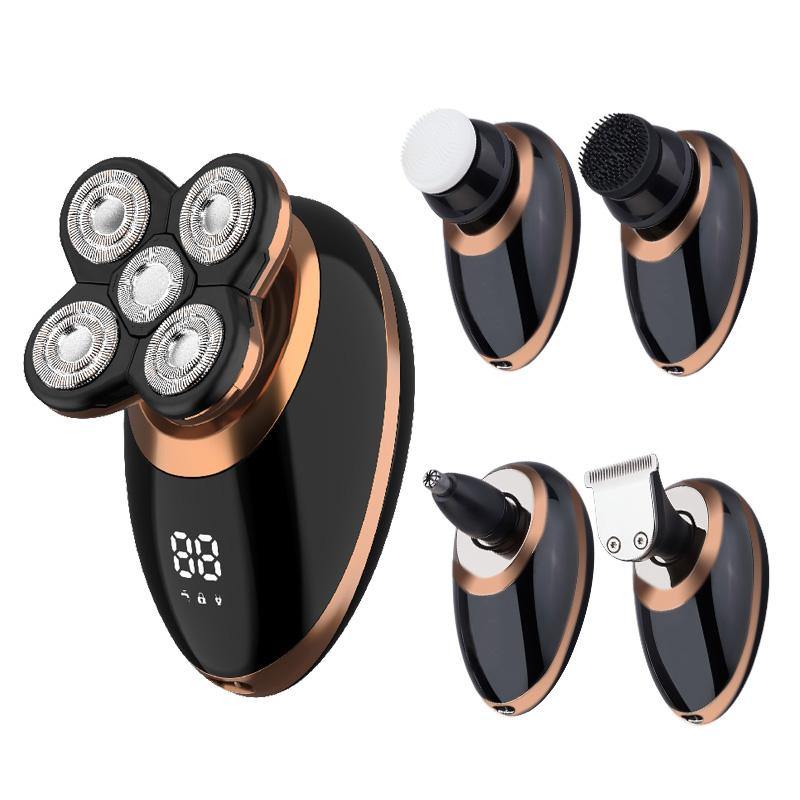 5 Shaving Heads, Hair Clippers, Rotary Hair Trimmer, Electric Razors, Shavers, and Face Massager for Men and Women - marjan nyc inc