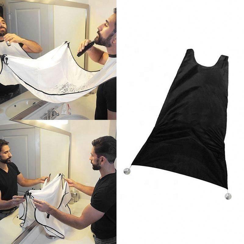 High-Grade Waterproof Polyester Pongee Care Trimmer Hair Shave Apron For Men - marjan nyc inc