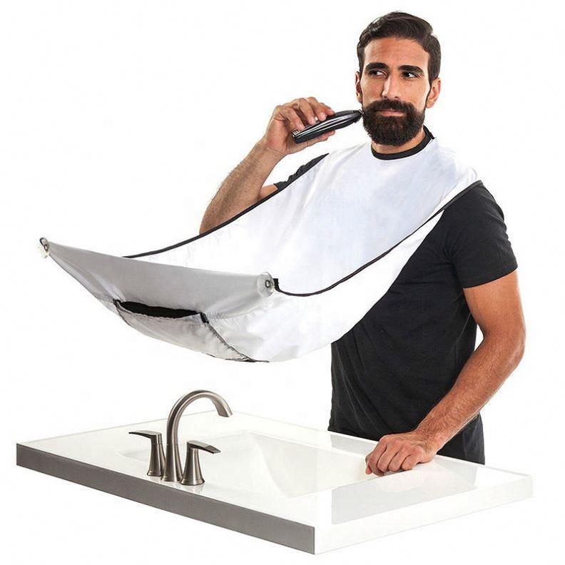 High-Grade Waterproof Polyester Pongee Care Trimmer Hair Shave Apron For Men - marjan nyc inc