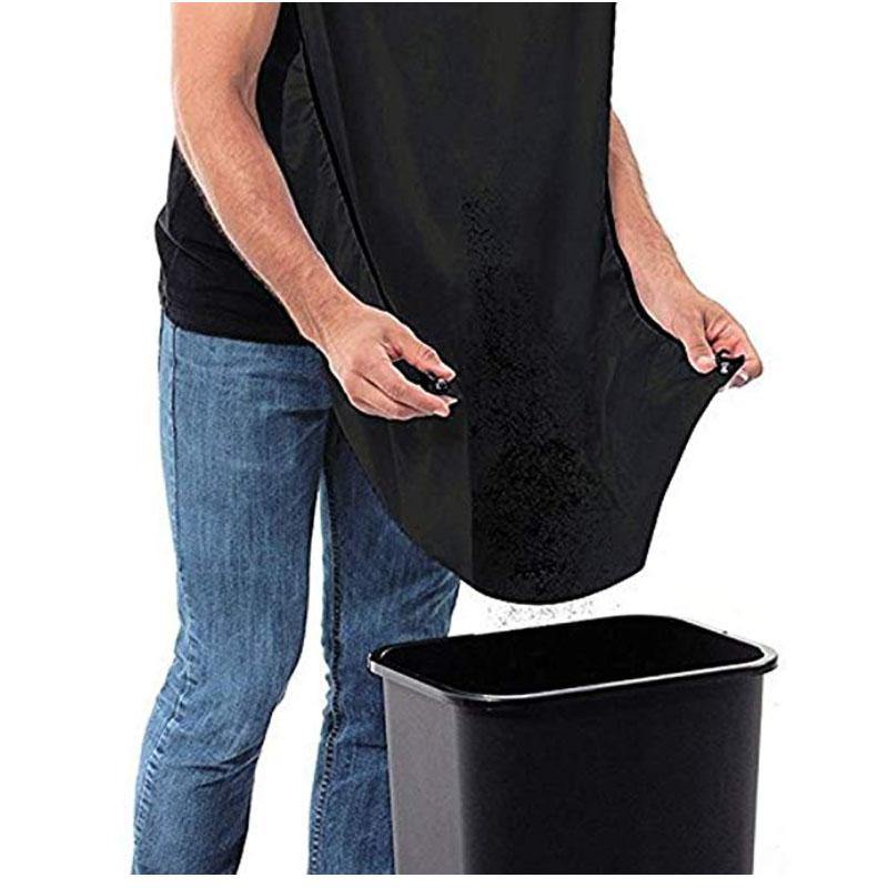 High-Grade Waterproof Polyester Pongee Care Trimmer Hair Shave Apron For Men - marjan nyc inc